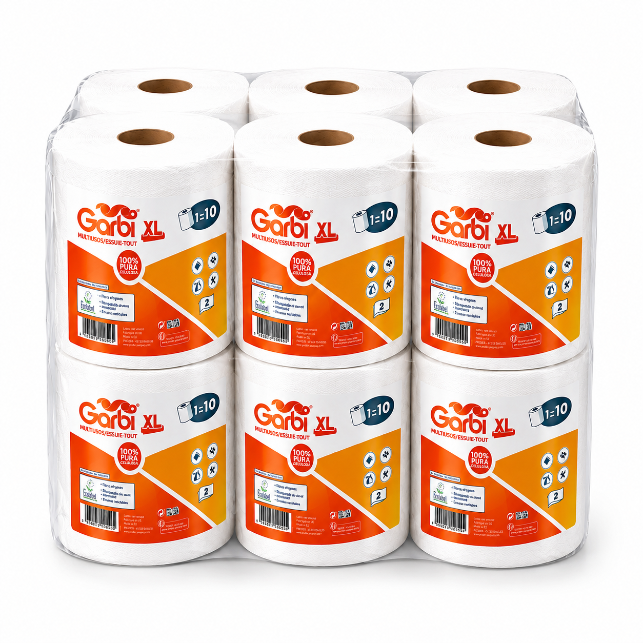 Rouleaux Essuie-tout Bobine XL
