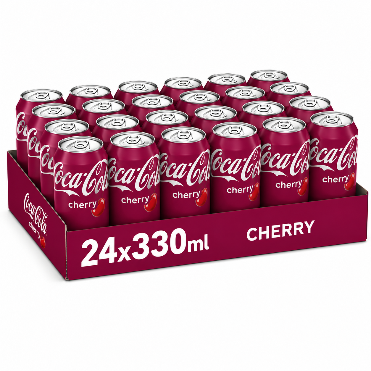 Lot de 24 Canettes de Coca-Cola Cherry 33 cl