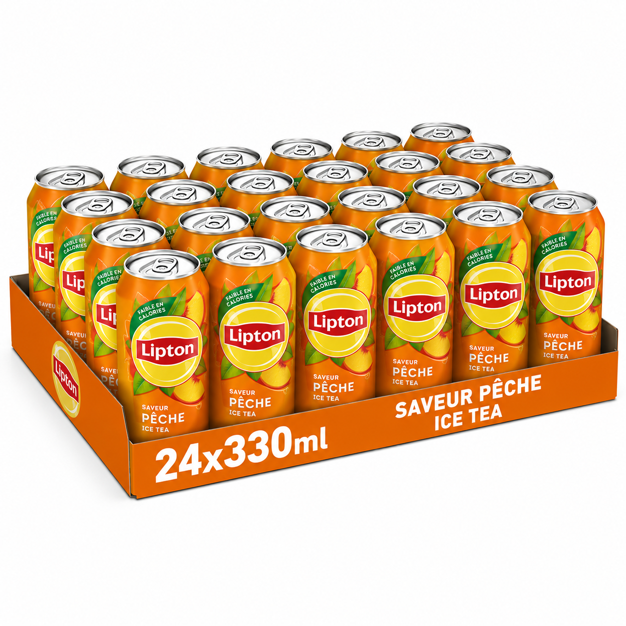 Lot de 24 Canettes de Lipton Ice Tea Pèche 33 cl
