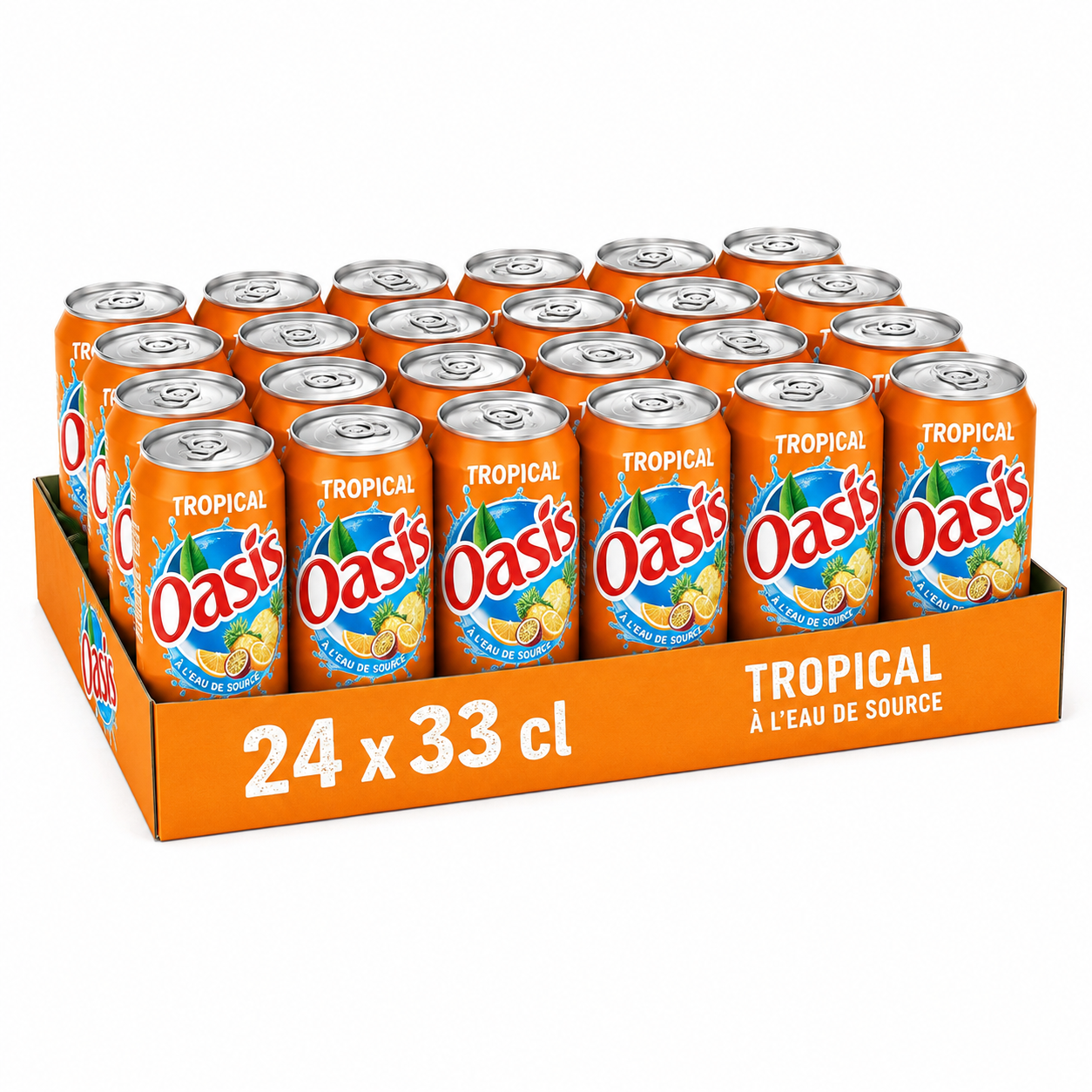 Lot de 24 Canettes de Oasis Tropical 33 cl