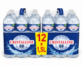 Pack de 12 bouteilles d'eau Cristalline – 12 × 1,5 L (Réservé Castelnau et Le Cres (34))